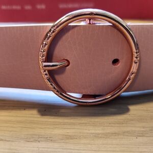 Levi's Pink Belt with Rose Gold Buckle